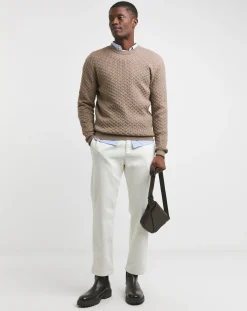 Jacamo Soft Touch Cable Crew Neck Jumper with Ecovero