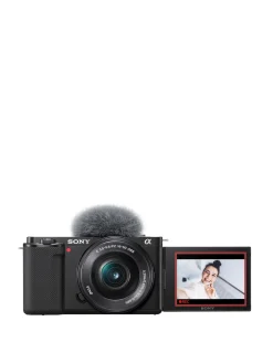 Sony Alpha ZV-E10L Vlogging Camera with 16-50mm Power Zoom Lens