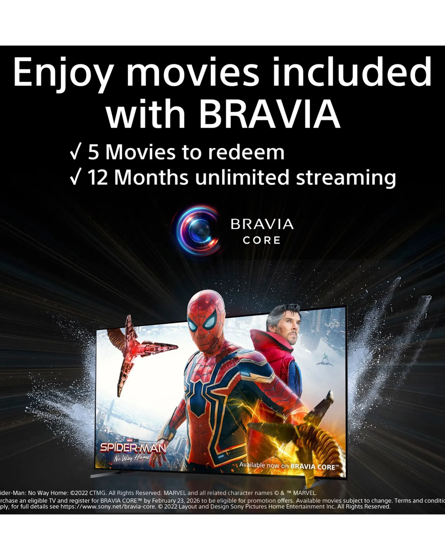 Sony Bravia KD65X75WLU 65in Smart 4K Ultra HDR LED TV with Google TV