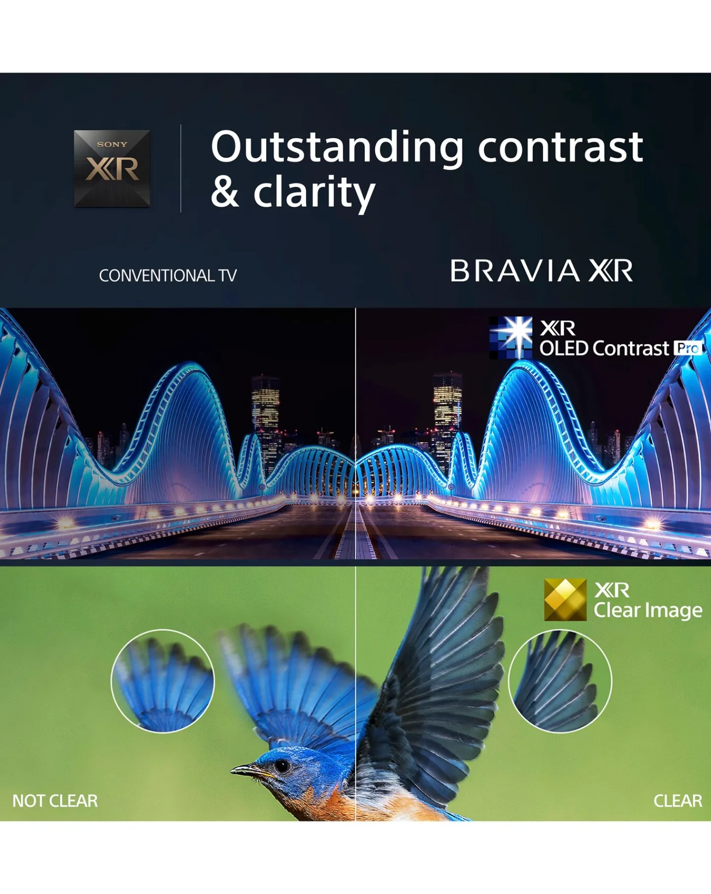 Sony Bravia XR55A80LU 55in Smart 4K Ultra HDR OLED TV with Google TV