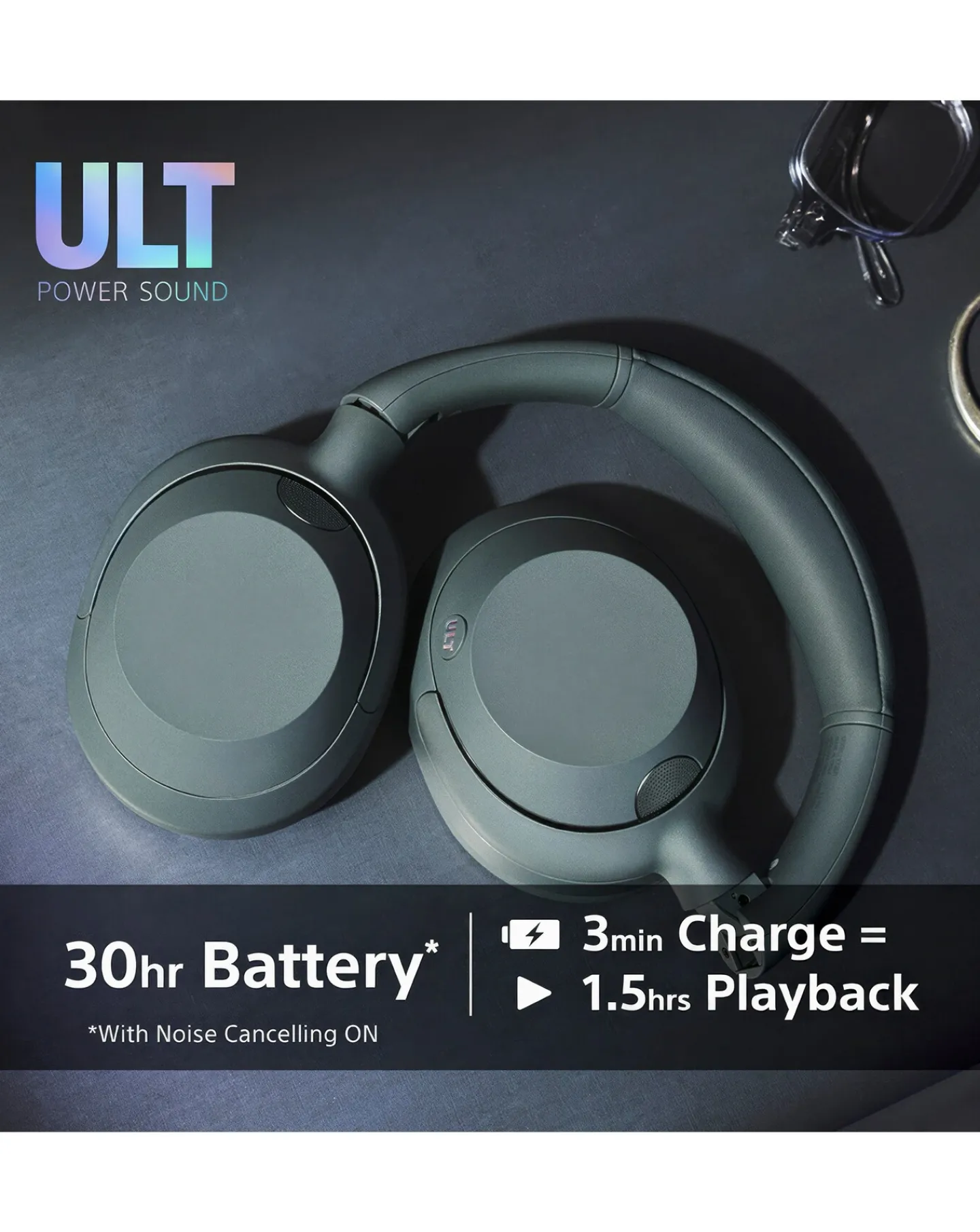 Sony ULT WEAR Wireless Over-Ear Headphones - Forest Grey