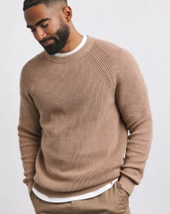 Jacamo Fisherman Raglan Crew Neck Jumper