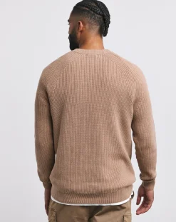 Jacamo Fisherman Raglan Crew Neck Jumper