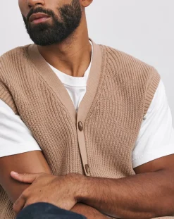 Jacamo Fisherman Relaxed Button Vest