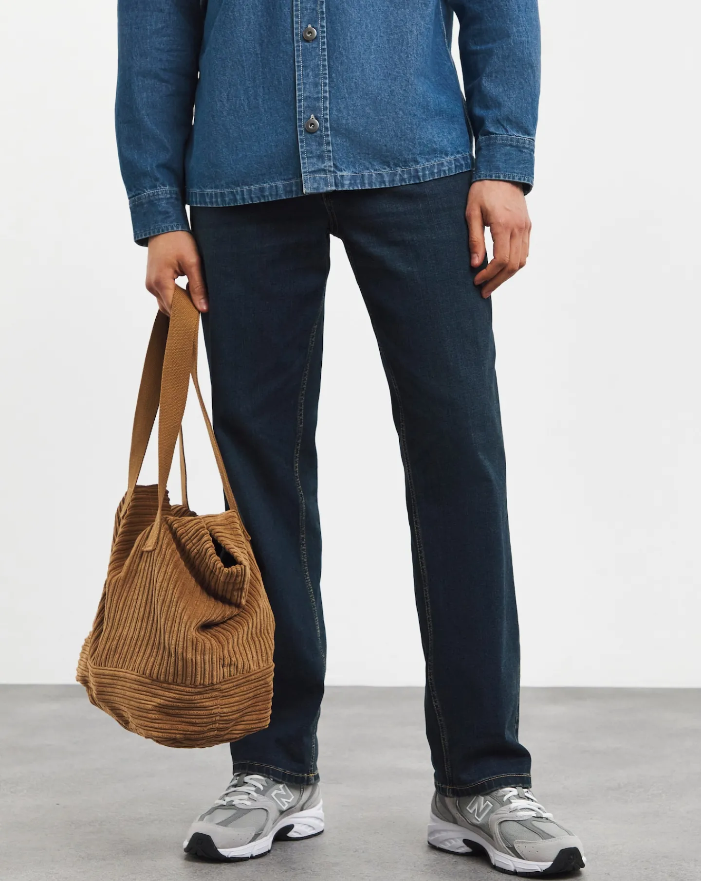Jacamo Straight Fit Stretch Jeans Dark Tint
