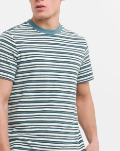 Jacamo Stripe Towelling T-Shirt