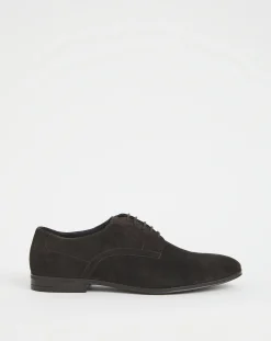 Jacamo Suede Formal Derby Shoe Wide Fit