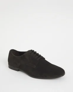 Jacamo Suede Formal Derby Shoe Wide Fit