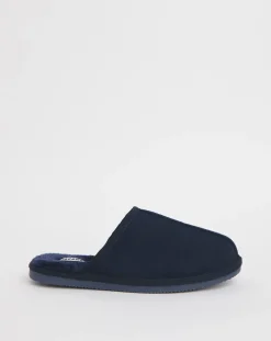 Jacamo Suede Fur Lined Slipper Wide