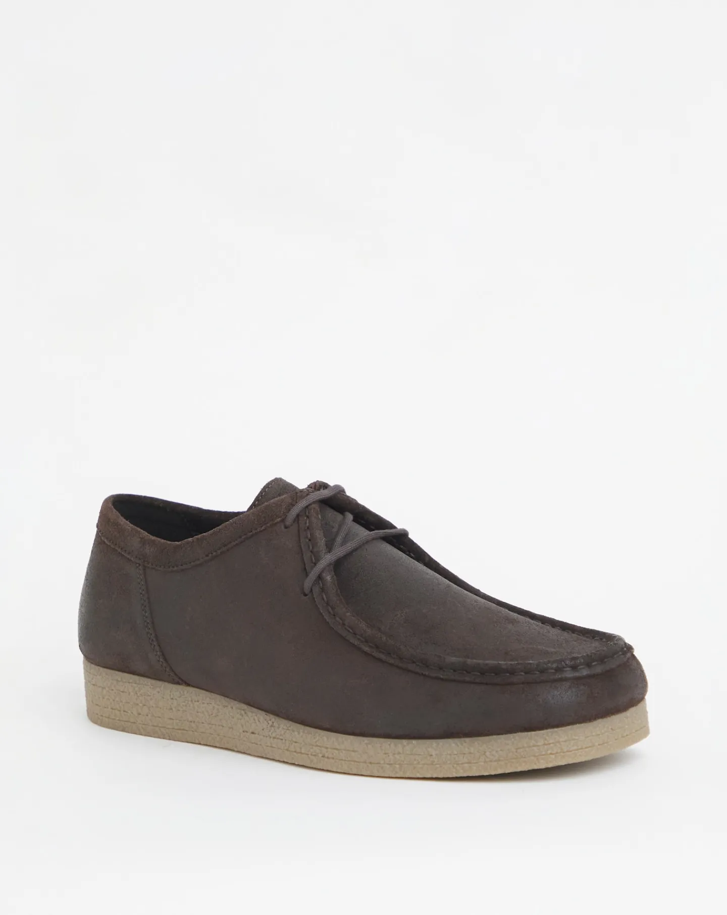 Jacamo Suede Leather Lace Up Shoe Wide