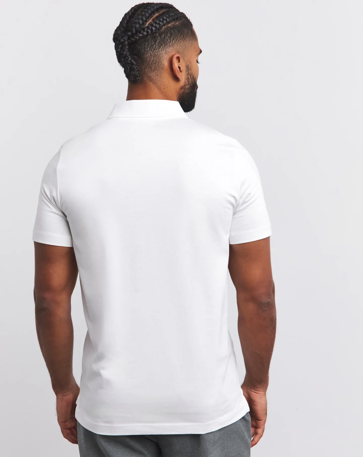 Jacamo Supima Zip Neck Polo