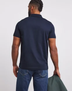 Jacamo Supima Zip Neck Polo