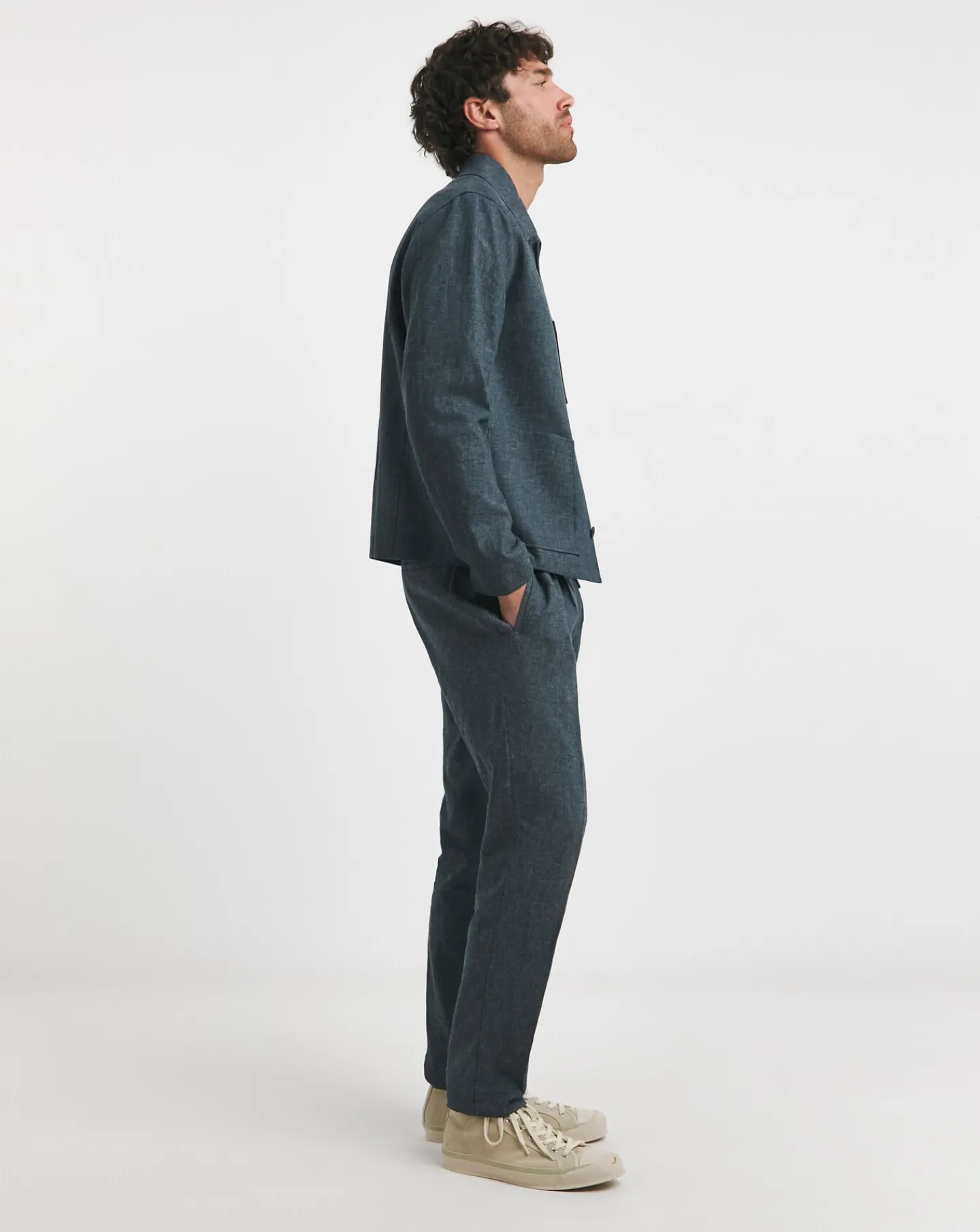 Jacamo Tailored Chambray Trouser