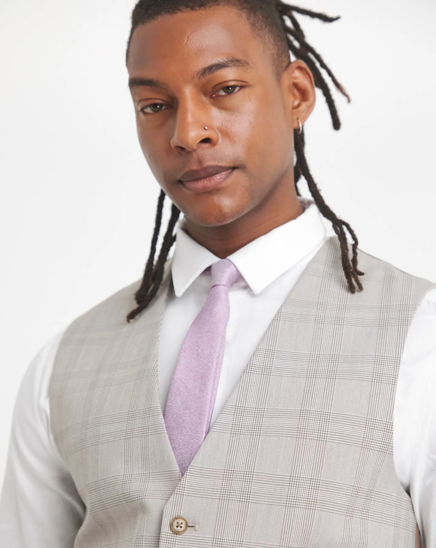 Jacamo Tailored Check Suit Waistcoat