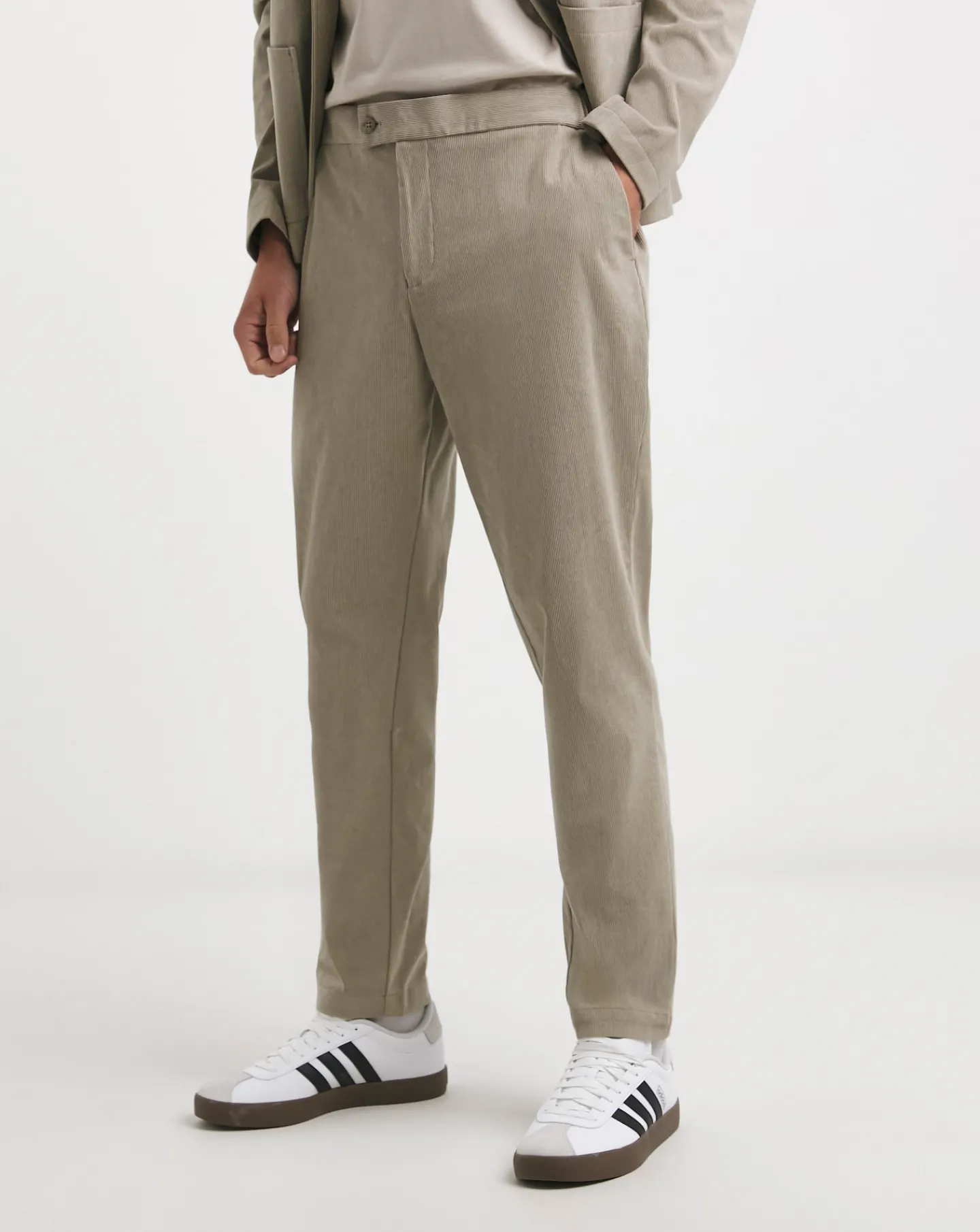 Jacamo Tailored Cord Tapered Drawcord Trouser
