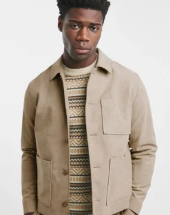 Jacamo Tailored Cord Zip Harrington Jacket