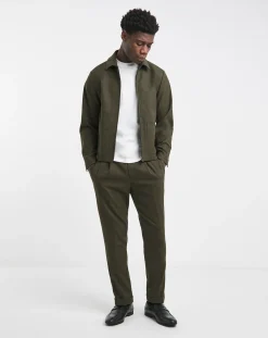 Jacamo Tailored Flannel Pleat Front Trouser