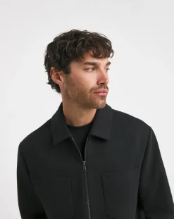 Jacamo Tailored Twill Zip Harrington Jacket