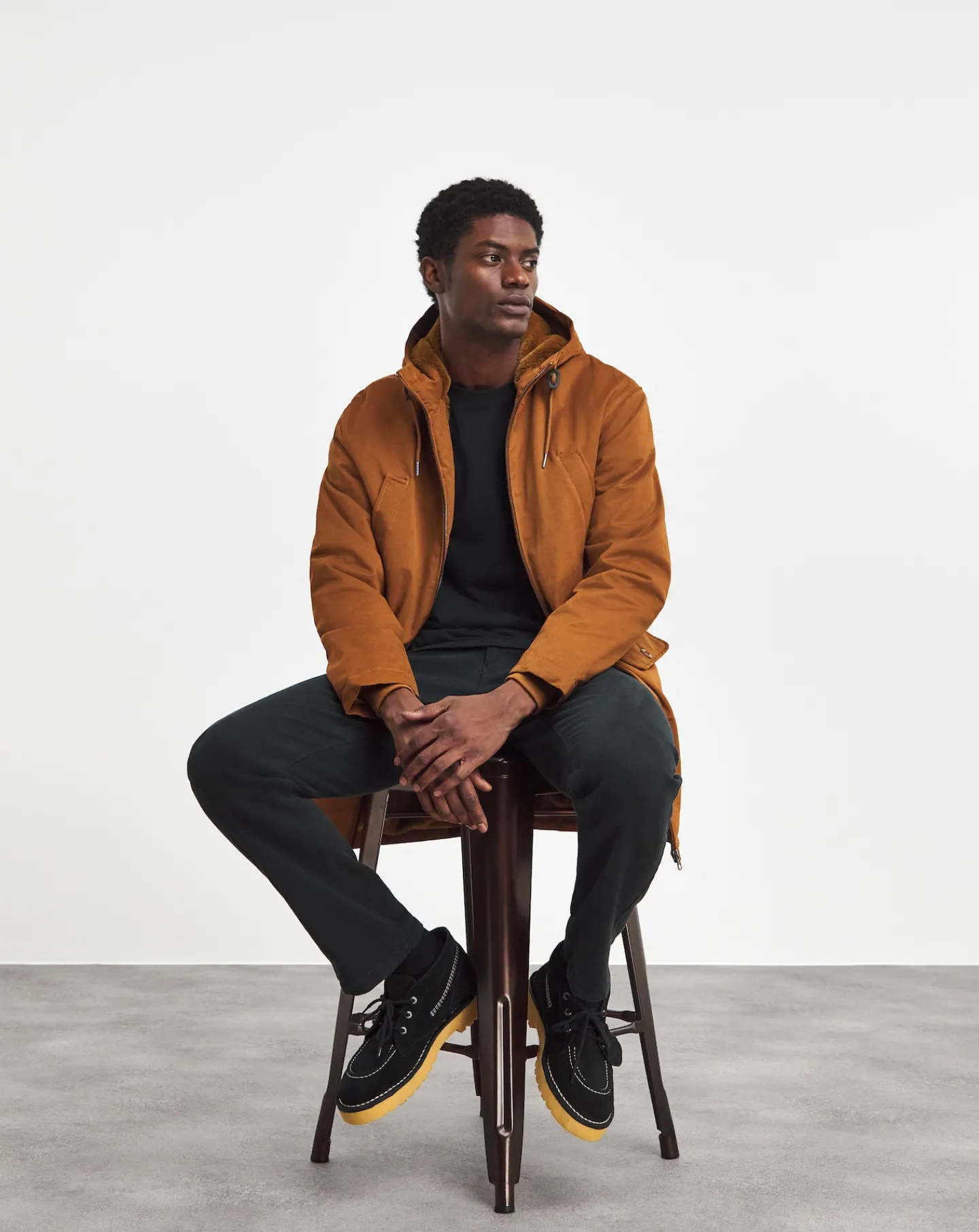 Jacamo Tan Faux Fur Lined Parka