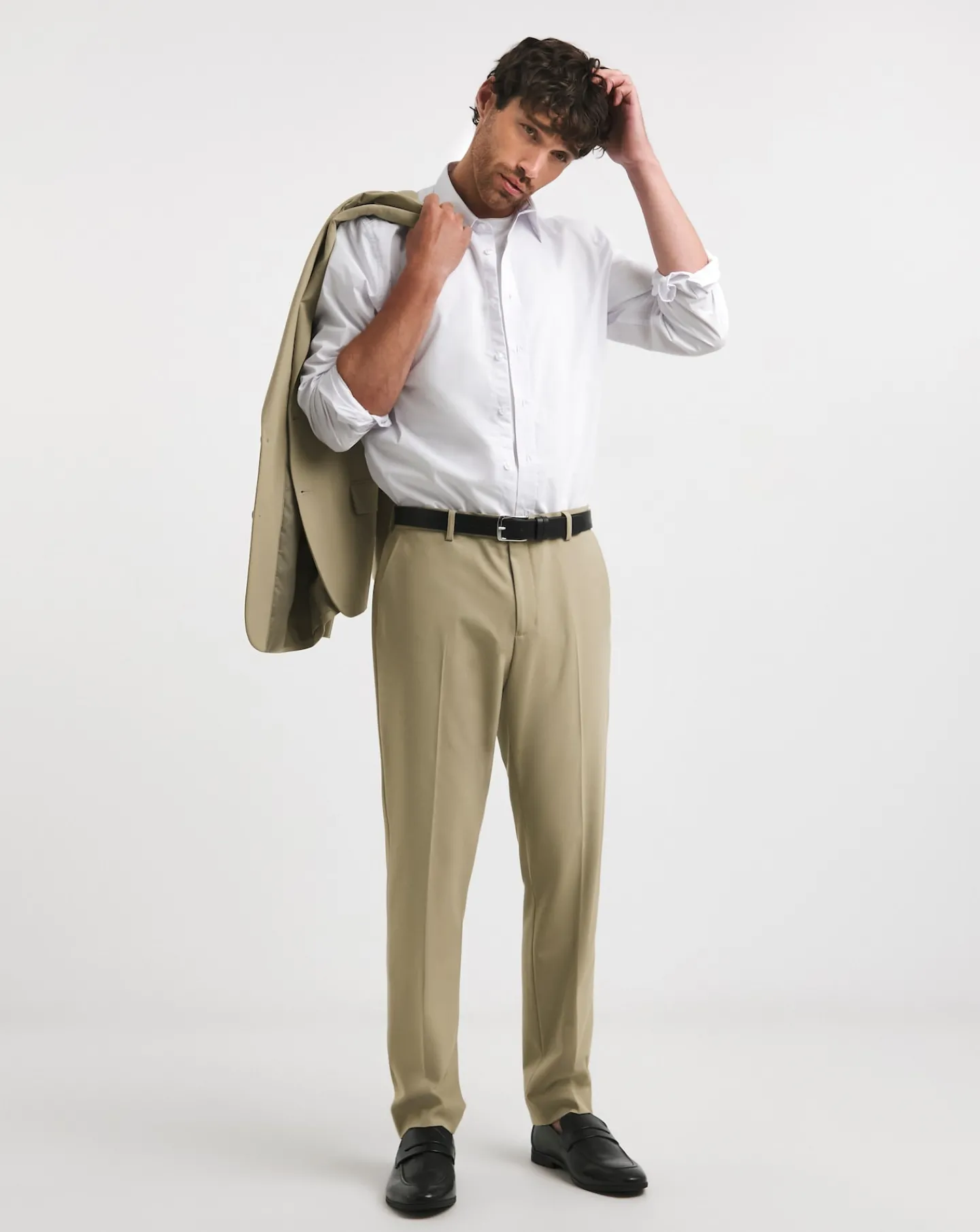Jacamo Tapered Fit Flat Front Trouser
