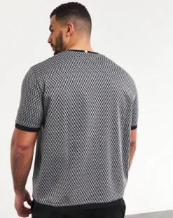 Ted Baker Geo Print Crew Neck Tshirt