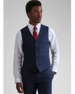 Ted Baker Slim Check Waistcoat