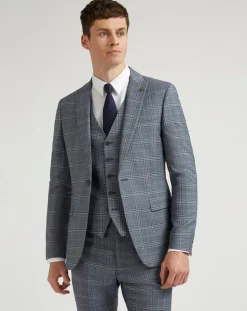 Ted Baker Slim Fit Check Jacket Reg