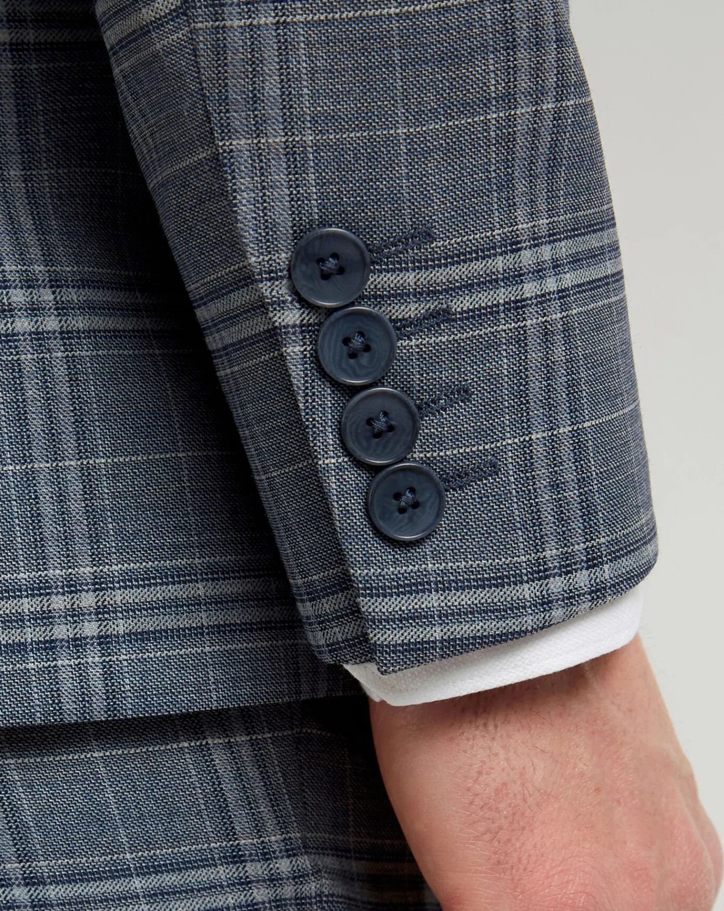 Ted Baker Slim Fit Check Jacket Reg