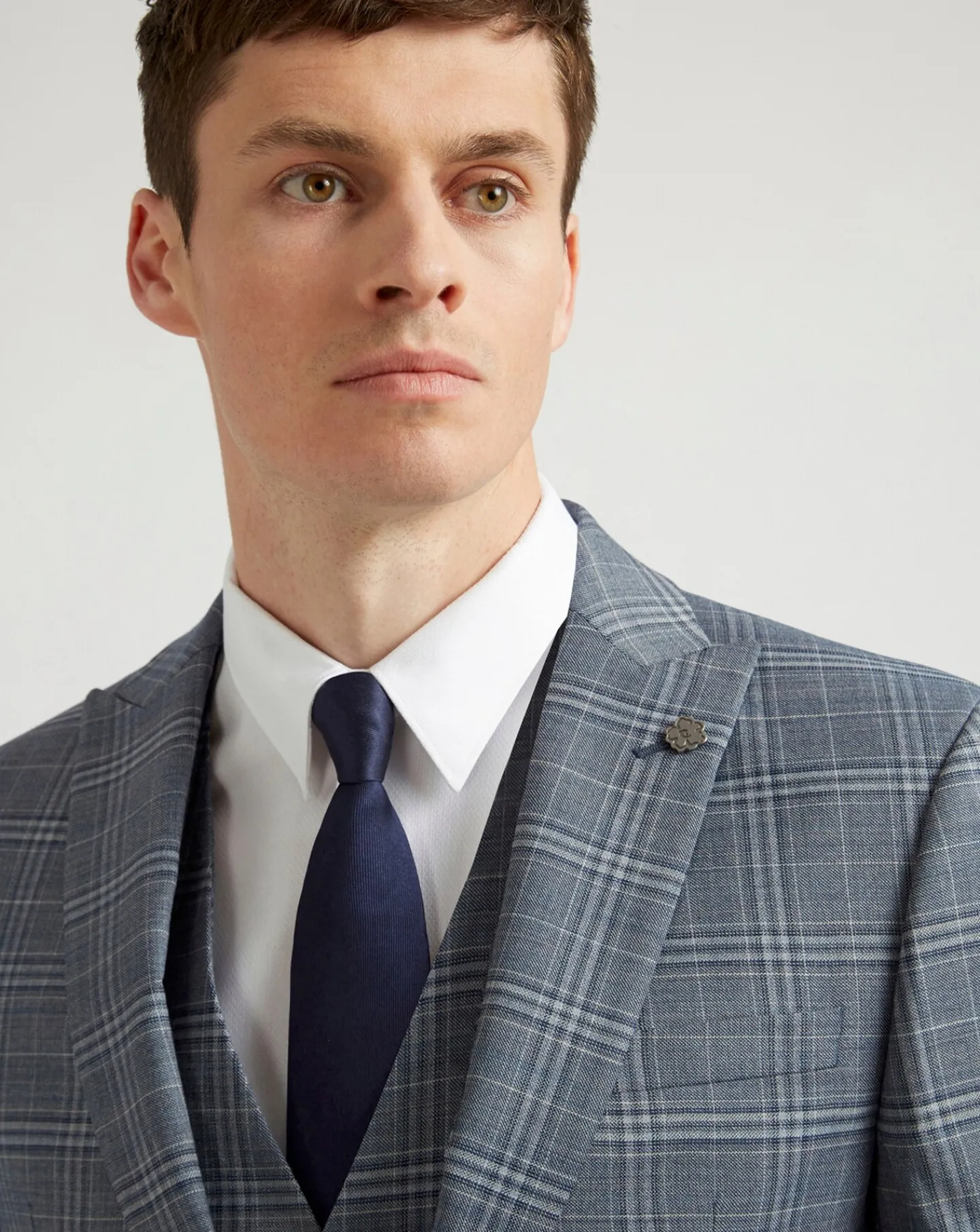 Ted Baker Slim Fit Check Jacket Reg