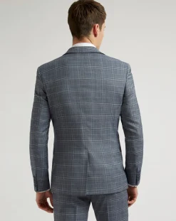 Ted Baker Slim Fit Check Jacket Reg