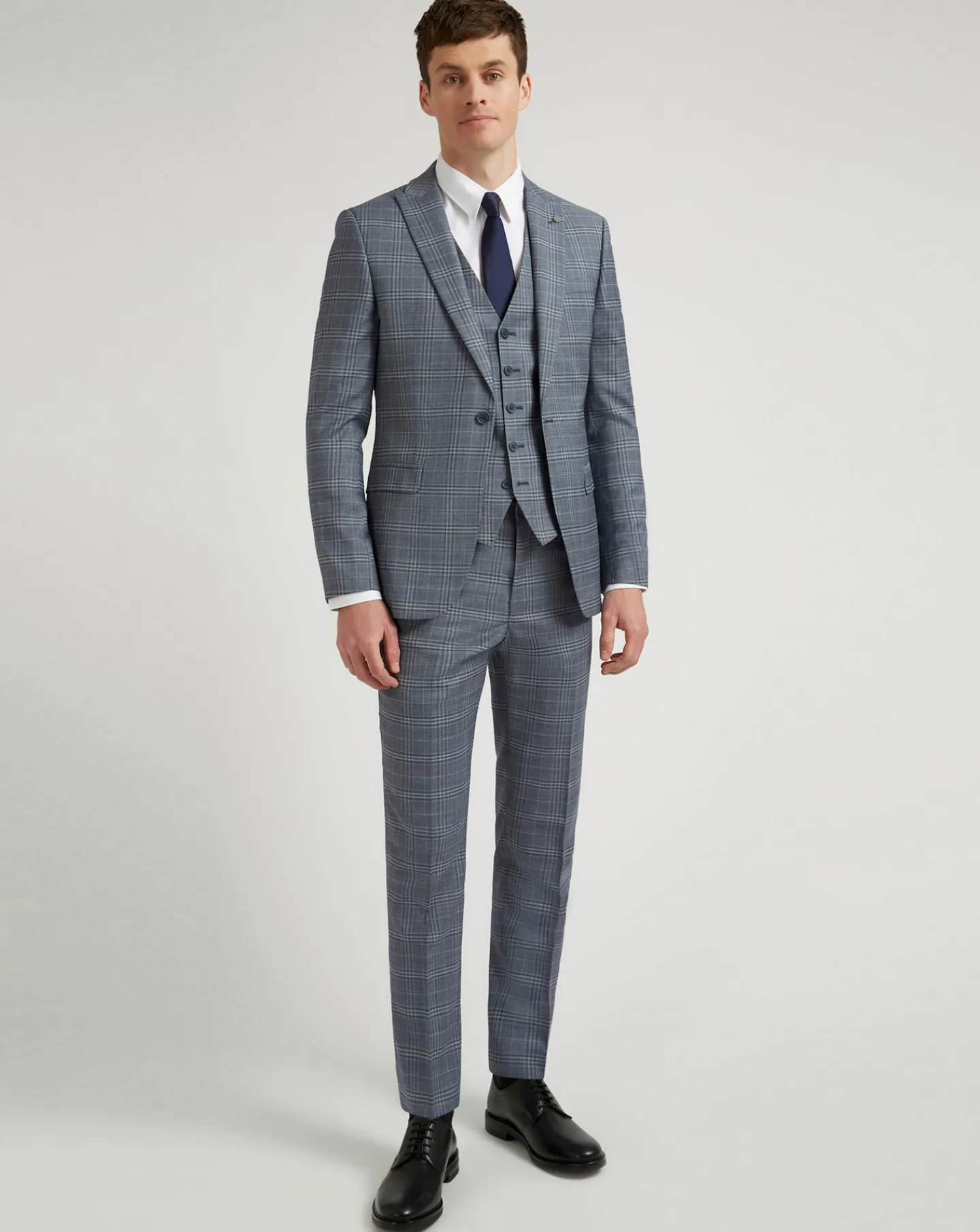 Ted Baker Slim Fit Check Jacket Reg
