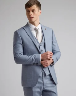 Ted Baker Slim Fit Soft Brushed Flannel Jacket