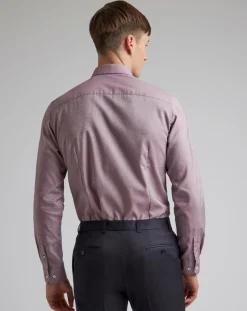 Ted Baker Textured Dot Slim Fit Shirt