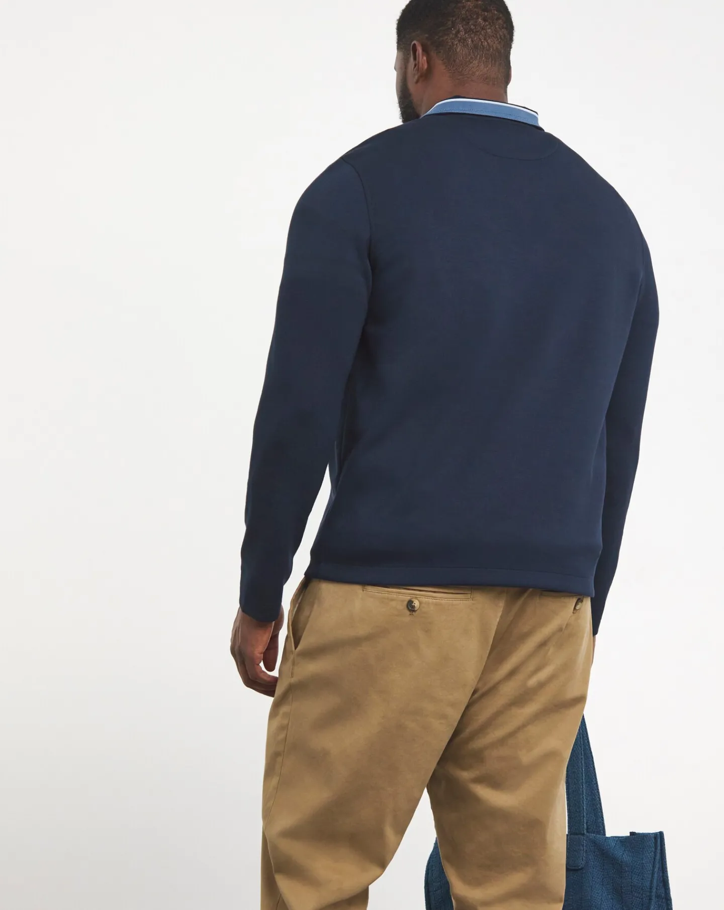 Ted Baker Veller Super Soft 1/4 Zip Long Sleeve Top