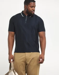 Ted Baker Zip Neck Orbite Polo Shirt