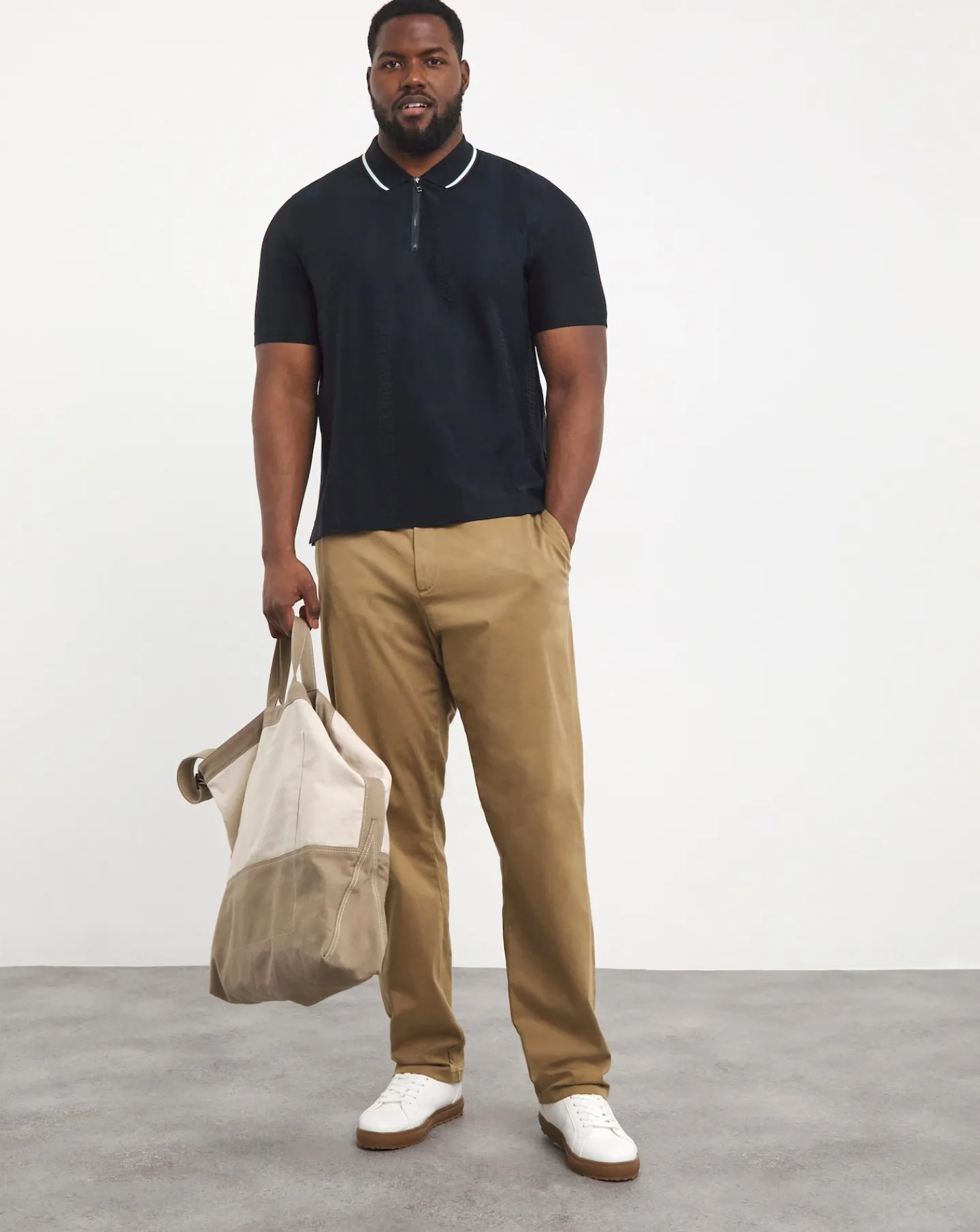 Ted Baker Zip Neck Orbite Polo Shirt