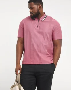 Ted Baker Zip Neck Orbite Polo Shirt