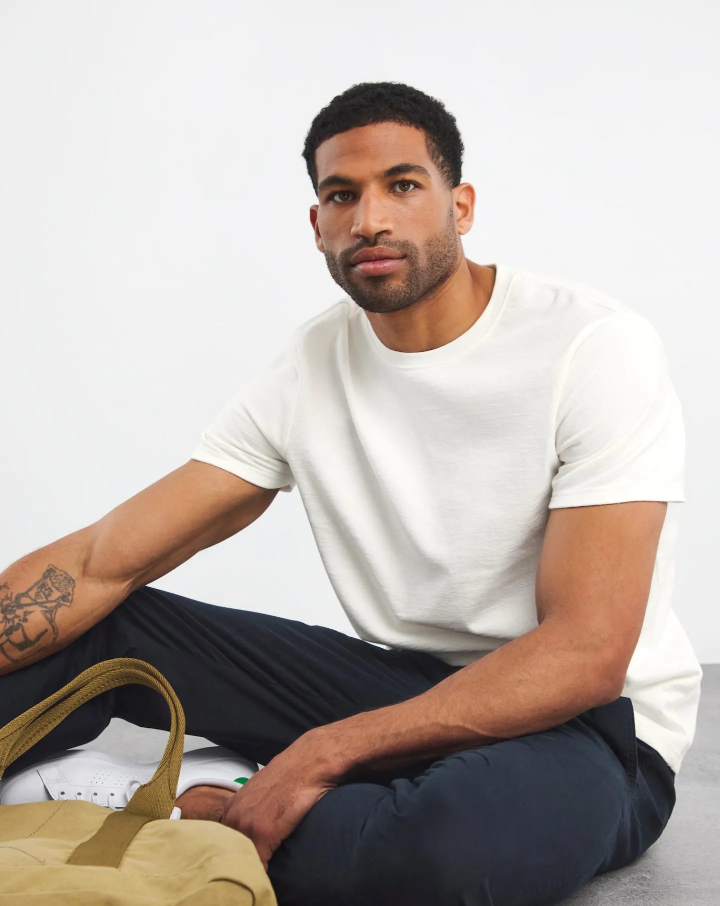 Jacamo Textured Crew Neck T-Shirt