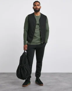 Jacamo Textured Long Sleeve T-Shirt Long