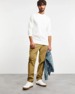 Jacamo Textured Long Sleeve T-Shirt Long