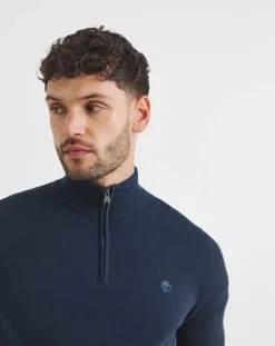 Timberland Cotton 1/4 Zip Jumper