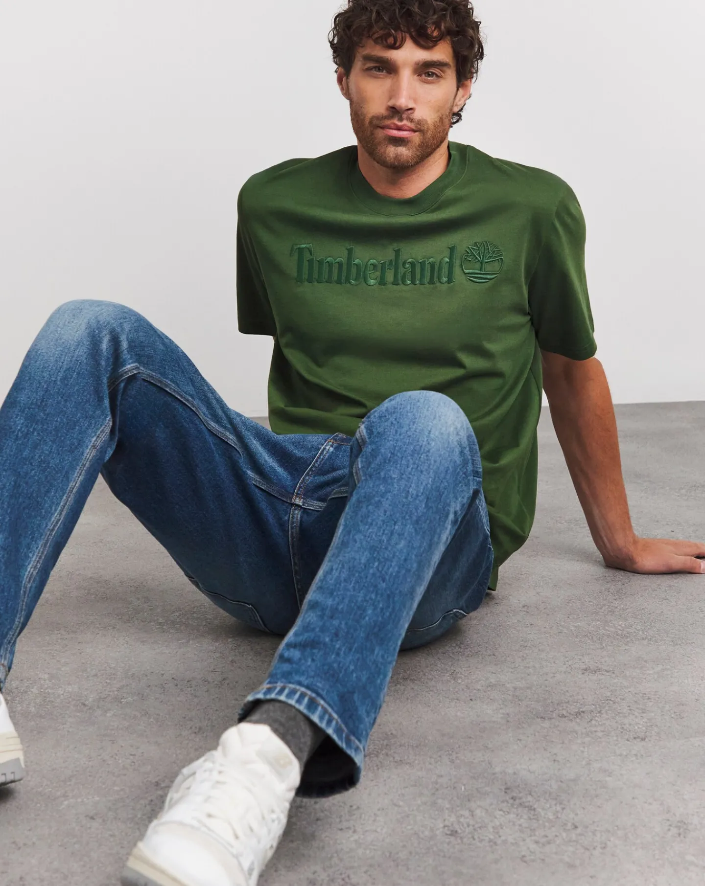 Timberland Embroidery Tonal Short Sleeve T-Shirt