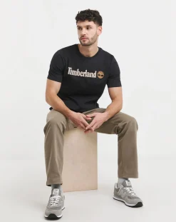 Timberland Linear Logo Short Sleeve T-Shirt