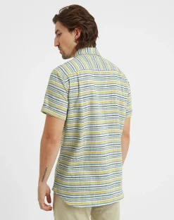 Tog 24 Tog24 Harold Mens Ss Stripe Shirt