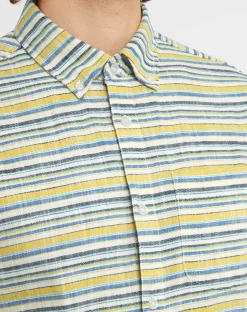 Tog 24 Tog24 Harold Mens Ss Stripe Shirt
