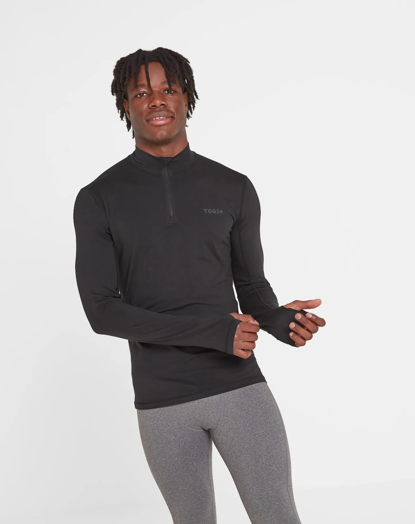 Tog 24 Tog24 Snowdon Mens Thermal Zip Neck