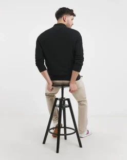 Tommy Hilfiger Cotton Cashmere Quarter Zip Jumper