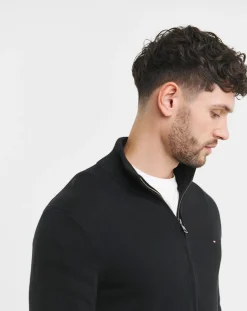 Tommy Hilfiger Cotton Cashmere Zip Through Cardigan