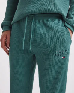 Tommy Hilfiger Green Waffle Lounge Pant