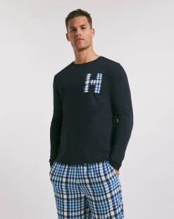 Tommy Hilfiger Flannel Pyjama & Slipper Set